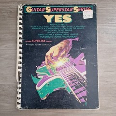 YES Guitar Tab Music Book Guitar Superstar Series Vintage Song Book