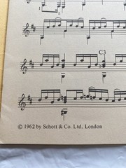 Vtg Suite No. 16 in D Sylvius L Weiss Classical Guitar Sheet Music Rare Song