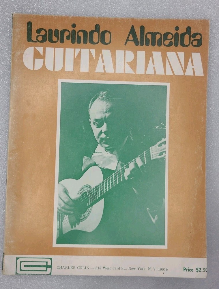 Laurindo Almeida Guitariana Song Book Vintage Sheet Music Original Guitar 1955