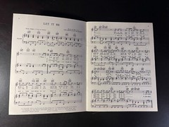 RARE EDITION! The Beatles Let It Be Song Book-AUSTRALIA SHEET MUSIC 3785