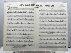 Let&rsquo;s Call The Whole Thing Off Sheet Music from Shall We Dance Gershwin 1937