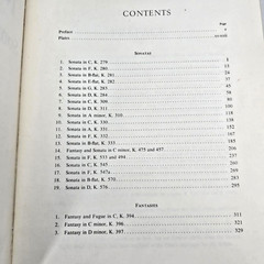Mozart Sonatas & Fantasies For The Piano Theodore Presser Songbook Music Vtg