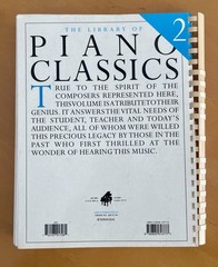 The Library of Piano Classics Vol 2 Sheet Music Book AMSCO Publications
