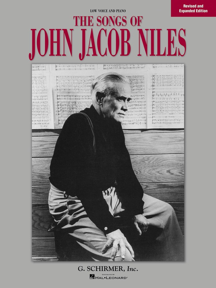 Songs of John Jacob Niles for Low Voice & Piano Vocal Folk Sheet Music Book