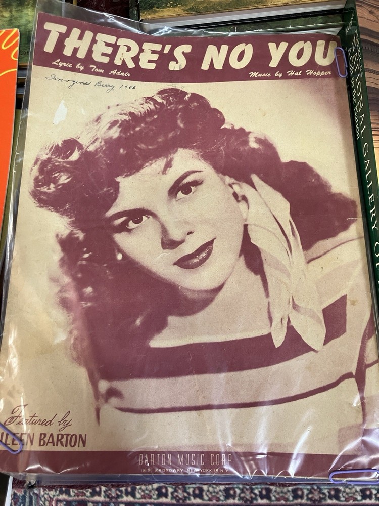 LOT OF 3 PIECES OF VINTAGE SHEET MUSIC 1940s – 1950s Love Songs. Cuban Afro.