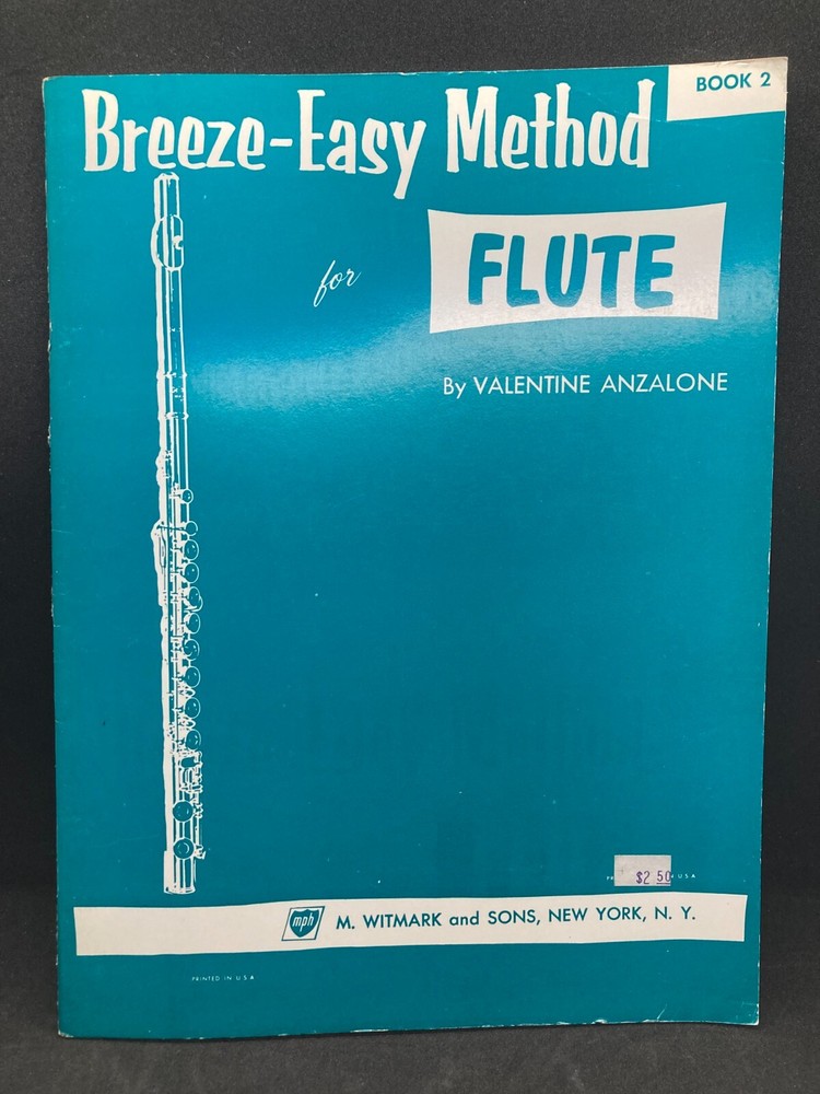 M WITMARK Breeze-Easy Method for Flute, Solo Only, Book 2 #21616