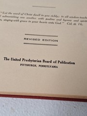 Psalter Hymns – Copyright 1911, Third Issue January 1912 Edition – Hardcover
