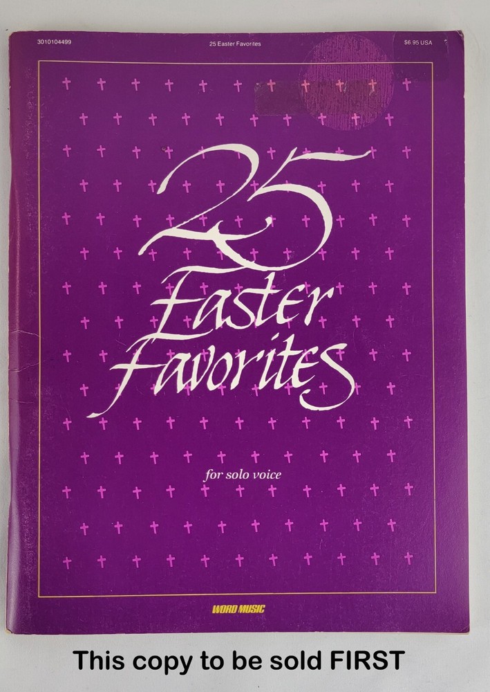 25 Easter Favorites For Solo Voice Piano Vocal Softbound Sacred Songs for Church