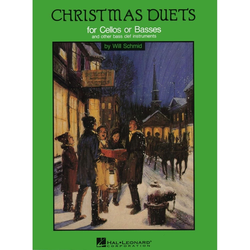 CHRISTMAS DUETS FOR CELLOS OR BASSES MUSIC BOOK BASS CLEF INSTRUMENTS SCHMID NEW
