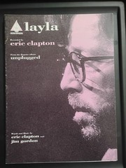 Vtg Eric Clapton Unplugged Layla Guitar Piano Vocal sheet music Chord Notation