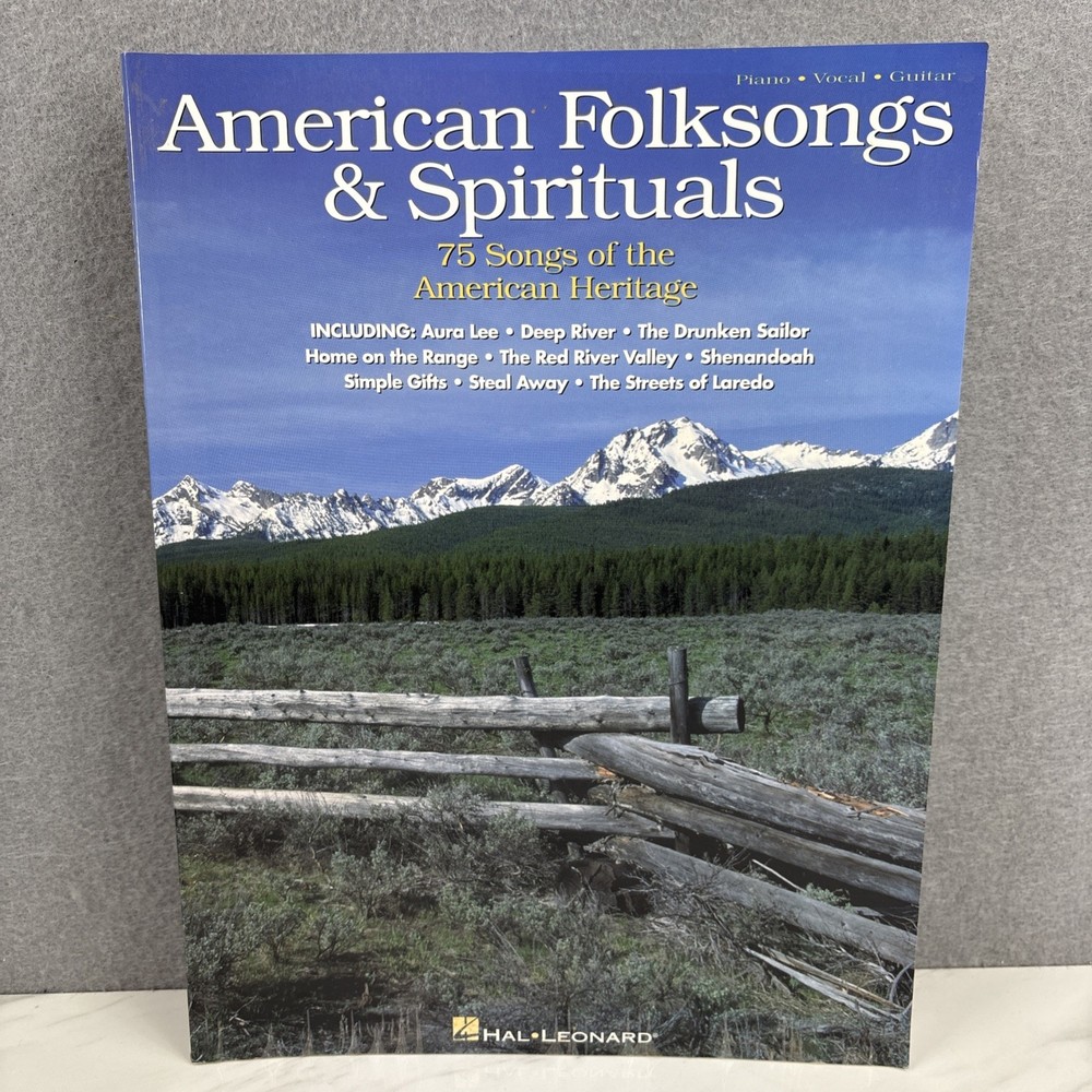 American Folksongs & Spirituals Piano, Vocal Guitar Songbook by Various