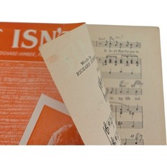 It Isn&rsquo;t Fair featured by Richard Himber Vintage Sheet Music 1933