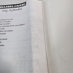 Sublime 40 Oz to Freedom Guitar Tab Songbook 1998 Edition Universal Ska