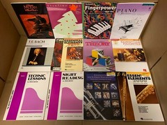 Lot of 20 Music Sheet Choral Lessons Chord Song Guitar Piano Book Set RANDOM Mix