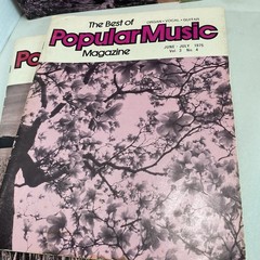 9 Issues The Best of Popular Music Magazine 1971-1978 Sheet Music Songbooks Lot