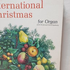 Theodore Presser Co INTERNATIONAL CHRISTMAS For Organ Music Book Lyrics Chords
