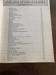 The Best of the Seventies 80 Great Songs 1976 Piano Vocal Guitar Lyrics Songbook