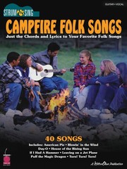Campfire Folk Songs Strum & Sing 40 for Easy Guitar Chords & Lyrics Music Book