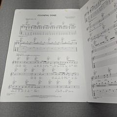 Closing Time Semisonic 1998 Vintage Sheet Music Guitar Tab Vocal