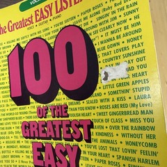 100 of the greatest easy listening hits The Big 3 Music Corp Vocal Piano Vtg