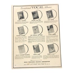 Vintage 1951 WITMARK Hits Through The Years sheet music Piano Vocal Guitar Banjo