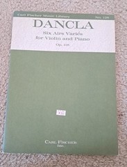 Dancla 6 Airs Varies Op 89 Violin Piano 2 Parts