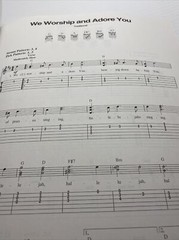 Praise and Worship for Guitar Sheet Music Easy Guitar HL000702125 TABS