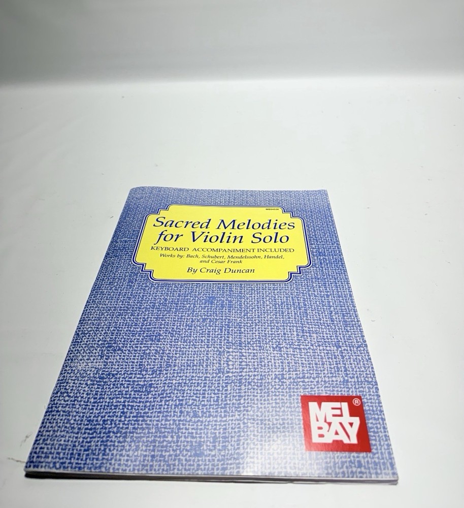 Sacred Melodies for Violin Solo Craig Duncan Music Book Mel Bay
