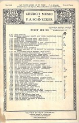 My Faith Looks Up to Thee! (mixed voices) by P.A Schnecker [Oliver Ditson, 1927]
