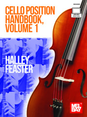 MEL BAY CELLO POSITION HANDBOOK VOLUME 1 MUSIC BOOK/ONLINE VIDEO NEW ON SALE