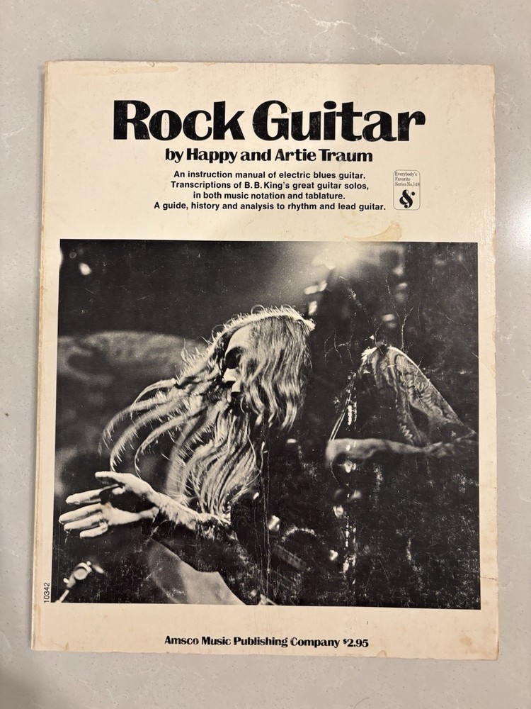 Rock Guitar by Happy and Artie Traum Vintage 1969 Amsco Music Publishing