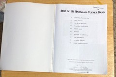 Best Of The Marshall Tucker Band Guitar/Vocal Songbook 2007 Cherry Lane Music Co