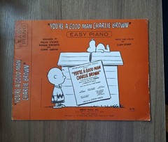 1968 Vintage You’re a Good Man Charlie Brown Easy Piano Songbook Peanuts snoopy