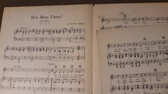 How Many Times? by Irving Berlin Piano & Ukulele sheet music 1926 Vintage