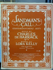 Undated Austria 11×14 Sheet Music SANDMAN’S CALL Charles De Harrack Sheet Music