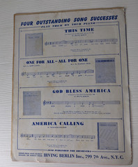 White Christmas – from « Holiday Inn » – by Irving Berlin – 1942 sheet music