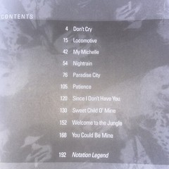 Guns N&rsquo; Roses 2001 Music Book Greatest Hits Transcribed Full Scores