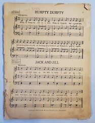 Mystery Children&rsquo;s Songbook Sheet Music Anthology 1944 MM Cole Vintage No Cover