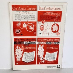 Vintage 1959 Sing Along Play Along Christmas Songs and Tunes Sheet Music Book