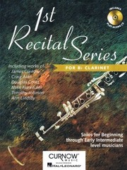 First Recital Series Clarinet Curnow Play-Along Book NEW 044004358