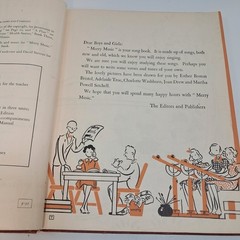 1939 Merry Music Songbook Vintage Hardcover School Book