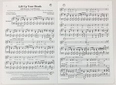 Lift Up Your Heads SATB Choral Piano Keyboard Sheet Music Lloyd Larson Hope Pub