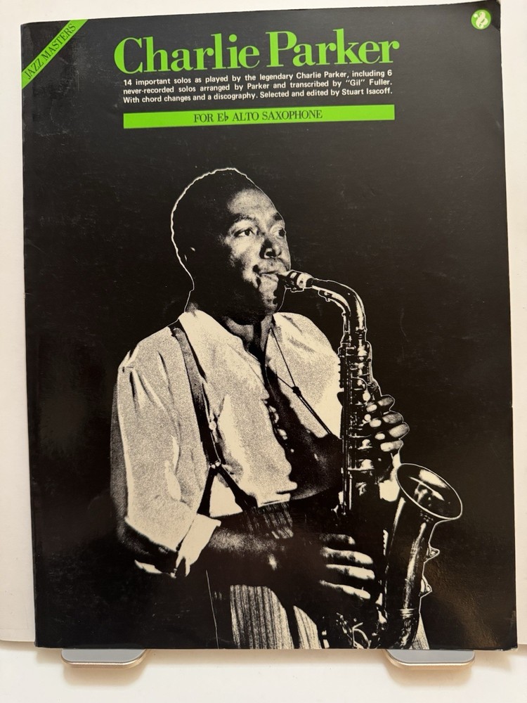 Charlie Parker Eb Alto Sax saxophone-Jazz Masters-transciptions-14 solos