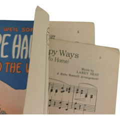 A Worth Weil Song Highways Are Happy Ways Vintage 1937 Sheet Music