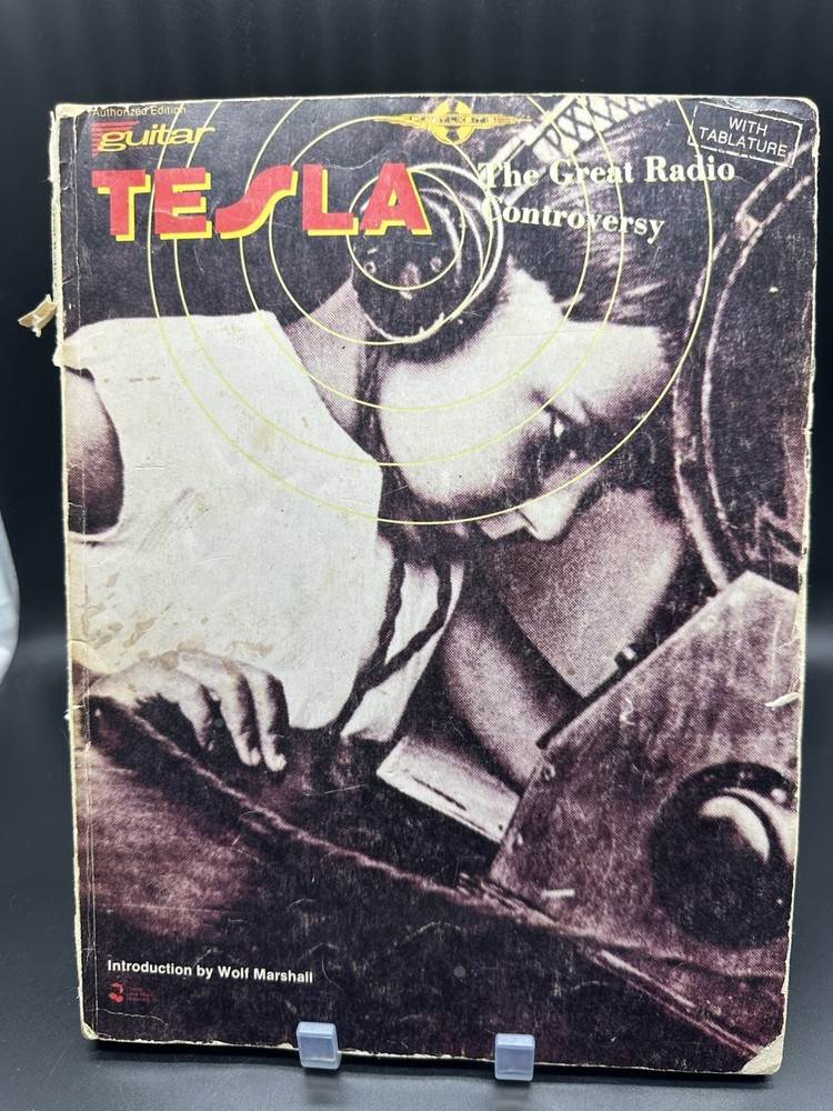 Tesla – The Great Radio Controversy Guitar Tab / Tablature Book – 1989 Vintage