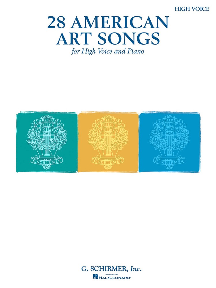 28 American Art Songs for High Voice Vocal Piano Sheet Music G Schirmer Book