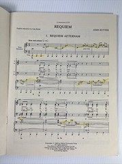Requiem Rutter Vintage Choral Music Book Religious