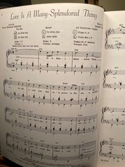Vocal-Sheet Music: With My Love, Words, Chords, Music for « All Organ » 96 pages
