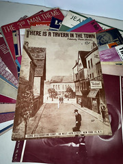 Sheet Music Lot of 80+Vintage Colorful Photos for Framing 1920s-50s, most 1940s