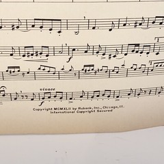 1942 VanderCook Student Series Warbler Solo Sheet Music Cornet Trumpet Piano